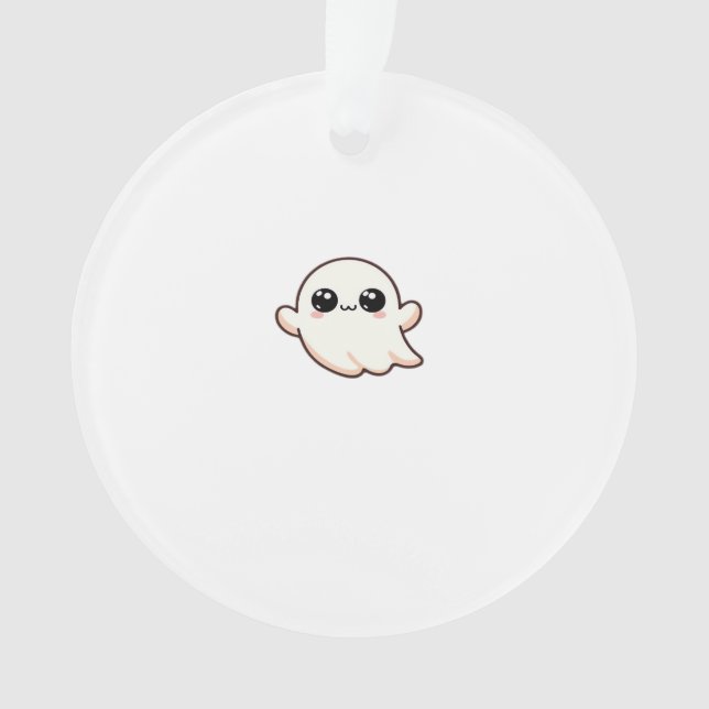 Niedlich Little Boo Basic Clean Ornament (Vorderseite)