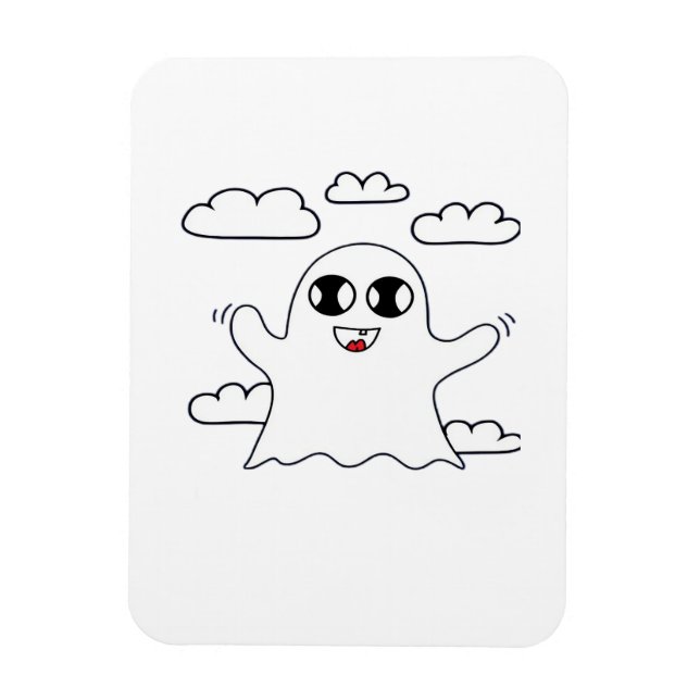 Niedlich Little Boo Creative Style Magnet (Vertikal)