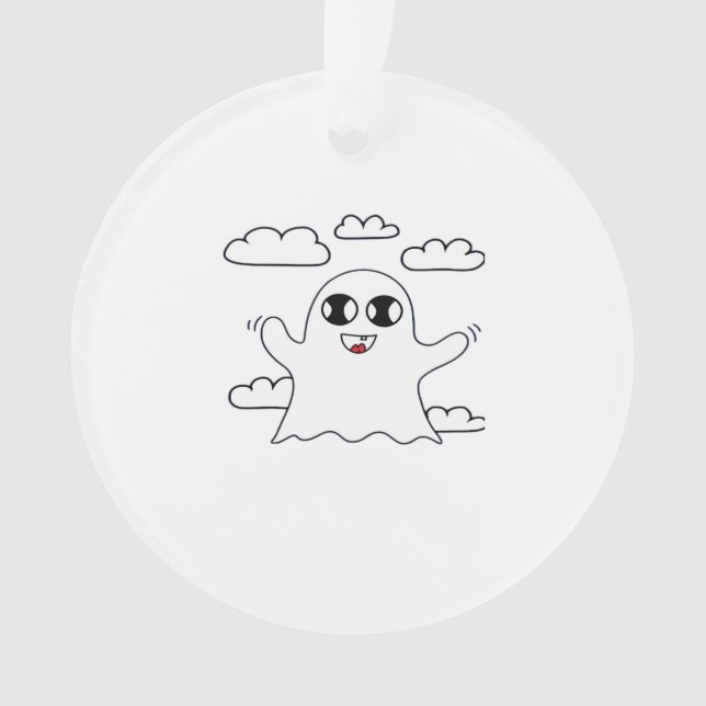 Niedlich Little Boo Creative Style Ornament (Vorderseite)