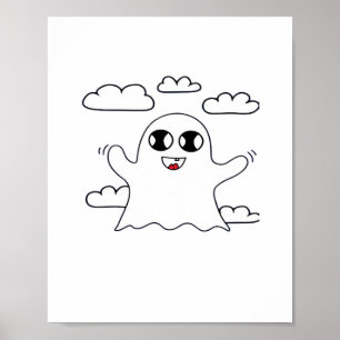 Niedlich Little Boo Creative Style Poster