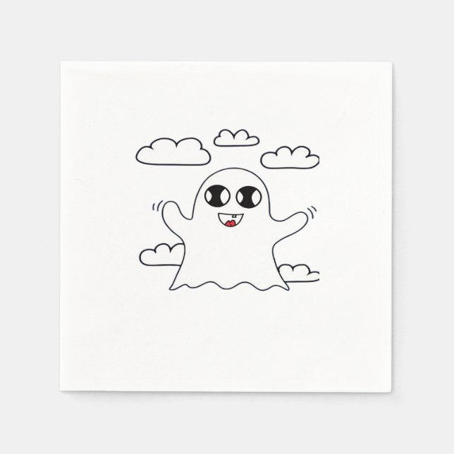 Niedlich Little Boo Creative Style Serviette (Vorderseite)