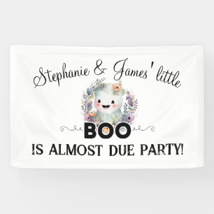 Niedlich Little Boo Halloween Babyduschbanner Banner