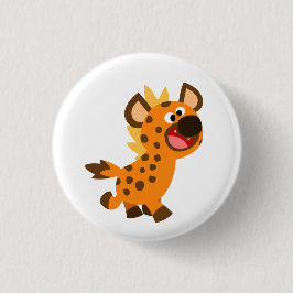 Niedlich Little Cartoon Hyena Button Abzeichen