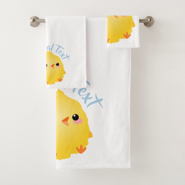 Niedlich Little Chick Badhandtuch Set (Insitu)