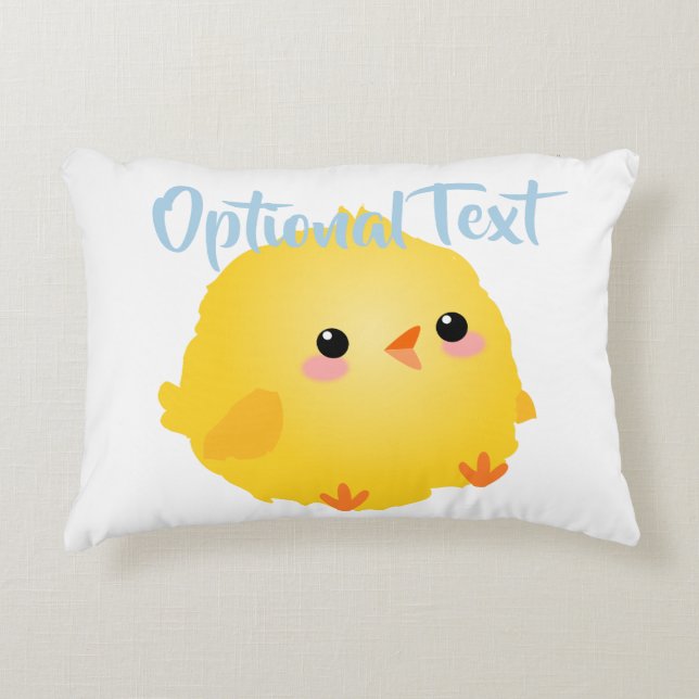 Niedlich Little Chick Dekokissen (Vorderseite)