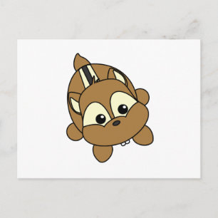 Niedlich Little Chipmunk Critter Postkarte