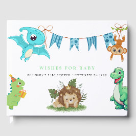 Niedlich Little Dino Baby Dusche Gästebuch