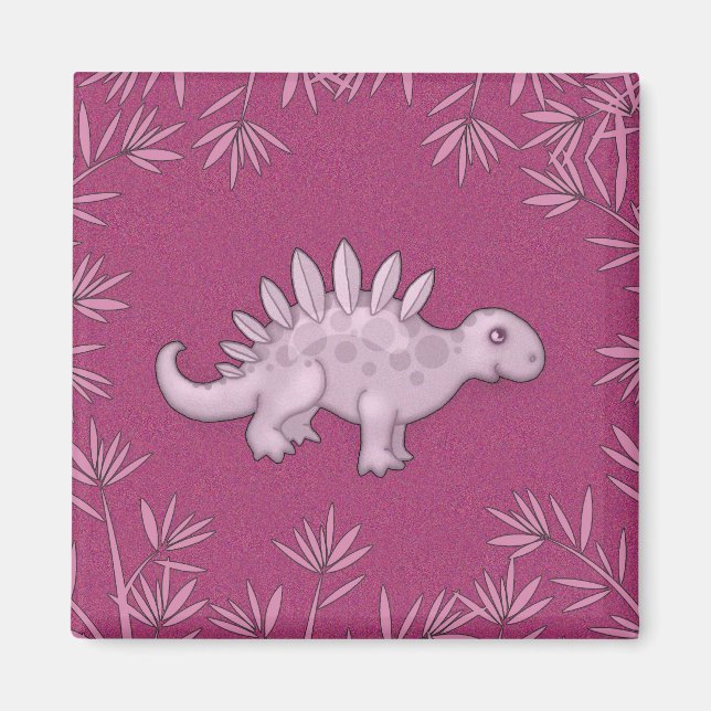 Niedlich Little Dinosaur Magnet (Vorne)