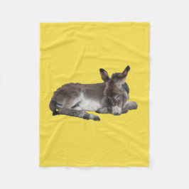 Niedlich Little Donkey Foal Fleecedecke