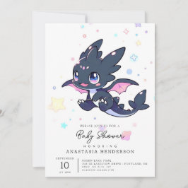 Niedlich Little Dragon Baby Dusche Einladung