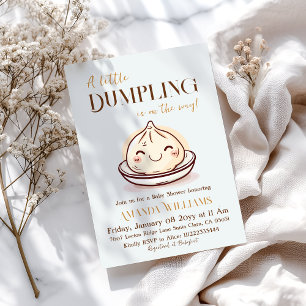 Niedlich Little Dumpling Kawaii Babydusche Einladung