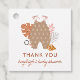 Niedlich Little Explorer Boho Girl Babydusche Geschenkanhänger