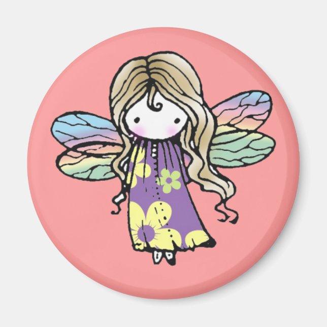 Niedlich Little Fairy Magnet (Vorne)