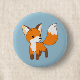 Niedlich Little Fox Button