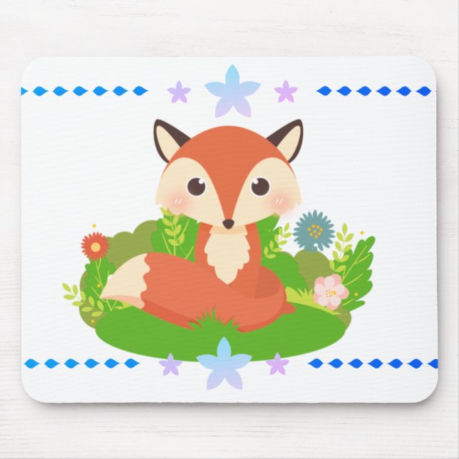 Niedlich Little Fox Mousepad (Vorne)