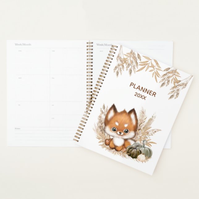 Niedlich Little Fox Planner Planer (Anzeige)
