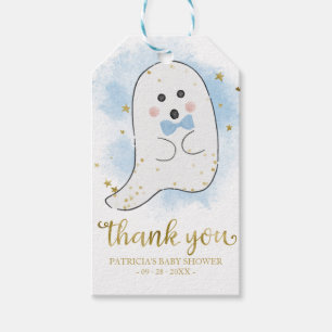 Niedlich Little Ghost Halloween Kinderdusche Danke Geschenkanhänger