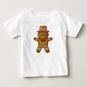 Niedlich Little Gingerbread Mann Frohe Weihnachten Baby T-shirt