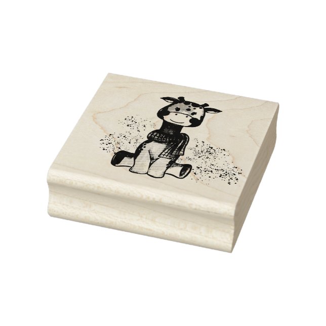 Niedlich Little Giraffe Baby Girl Dusche Gummistempel (Stempel)