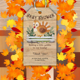 Niedlich Little Gobble Türkei Babydusche Geschenkanhänger