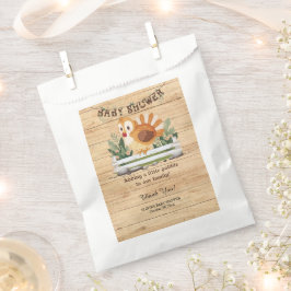 Niedlich Little Gobble Türkei Babydusche Geschenktütchen