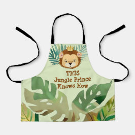 Niedlich Little Jungle Lion Birthday Schürze