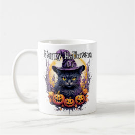 Niedlich Little Kitty Cat Hexe Kaffeetasse