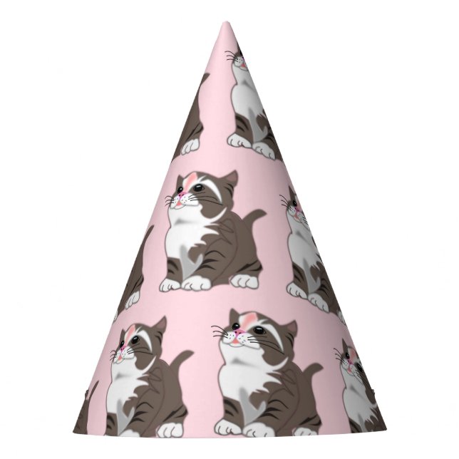 Niedlich Little Kitty Partyhütchen (Vorderseite)