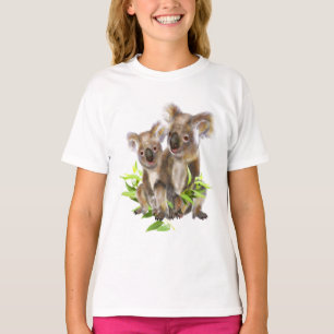 Niedlich Little Koala Bear Australische Tierkunst T-Shirt