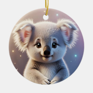 Niedlich Little Koala Fantasy Dreamy Gradient Keramik Ornament