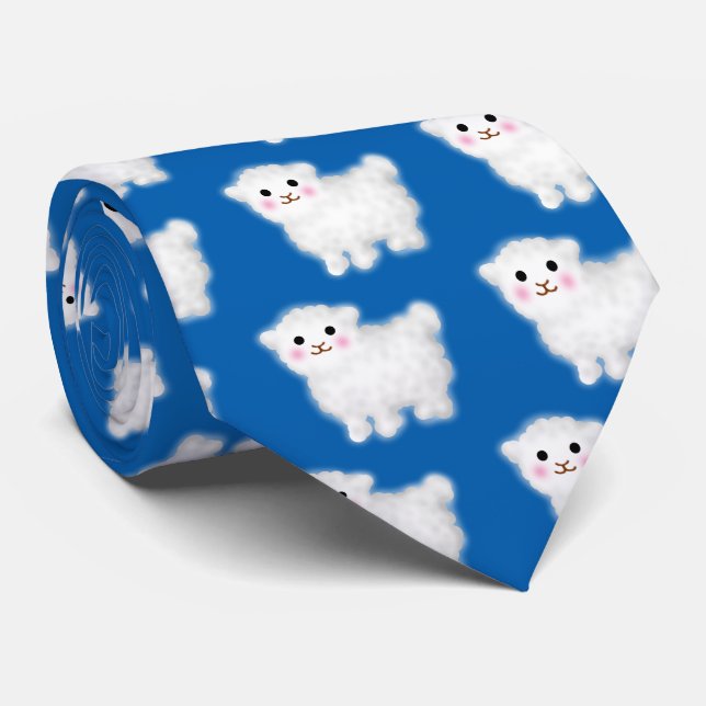 Niedlich Little Lamb Krawatte (Gerollt)