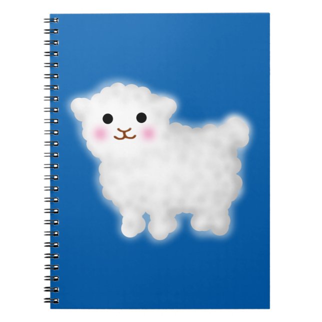 Niedlich Little Lamb Notizblock (Vorderseite)