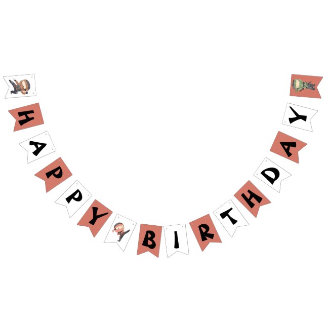 Niedlich Little Ninja Happy Birthday Wimpelkette (Alle)