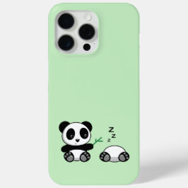 Niedlich Little Pandas auf Green Case-Mate iPhone Hülle