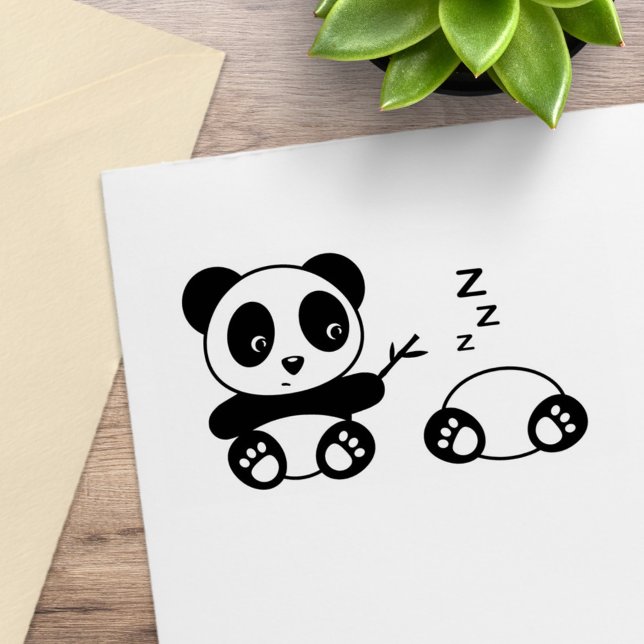 Niedlich Little Pandas Gummistempel (Von Creator hochgeladen)