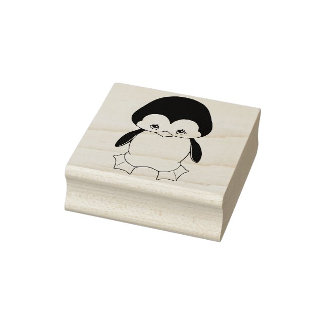 Niedlich Little Pinguin Rubber Briefmarke Gummistempel (Stempel)
