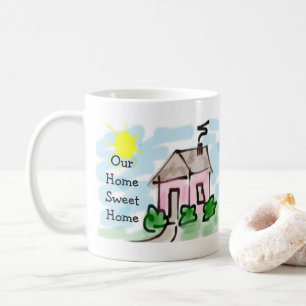 Niedlich Little Pink House Unsere Zuhause Sweet Zu Kaffeetasse