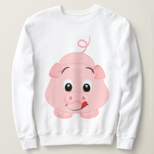 Niedlich Little Pink Piggy Sweatshirt