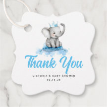 Niedlich Little Prince Elephant Blue Vielen Dank