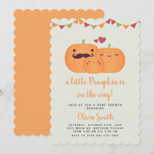 Niedlich Little Pumpkin Baby Dusche Party Einladun Einladung