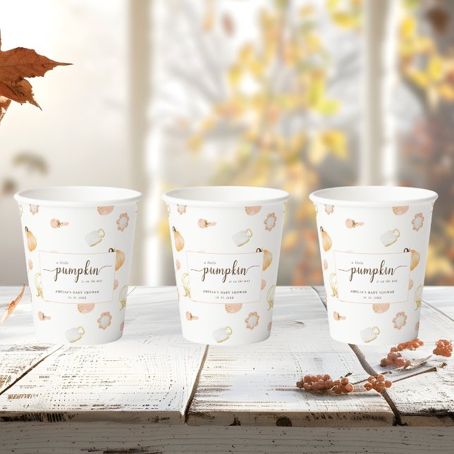Niedlich Little Pumpkin Kinderzimmer Baby Girl Dus Pappbecher (Von Creator hochgeladen)