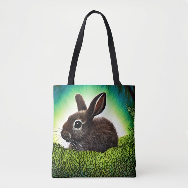 Niedlich Little Storybook Bunny Tasche (Vorderseite)