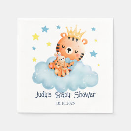Niedlich Little Tiger Baby Dusche Serviette