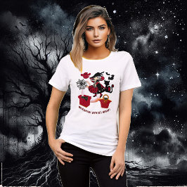 Niedlich Little Wandering Hexe Mommy Halloween Fun Tri-Blend Shirt