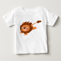 Niedlich Living Cartoon Lion Baby T - Shirt
