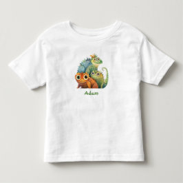 Niedlich Lizard Personalisiert Birthday Party Gefa Kleinkind T-shirt