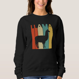 Niedlich Llama Animal Sweatshirt