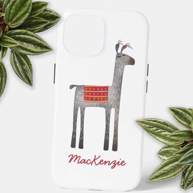 Niedlich Llama Personalisiert Case-Mate iPhone Hülle (Fun Llama personalized iPhone case)