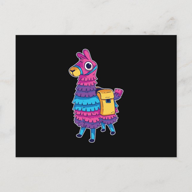 Niedlich Llama Pinata Postkarte (Vorderseite)