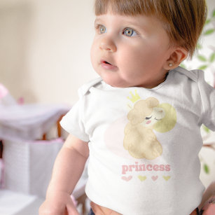 Niedlich Llama Princess Baby Strampler